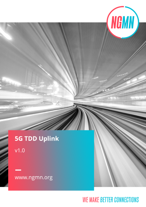 NGMN 5G TDD Uplink White Paper v1.0