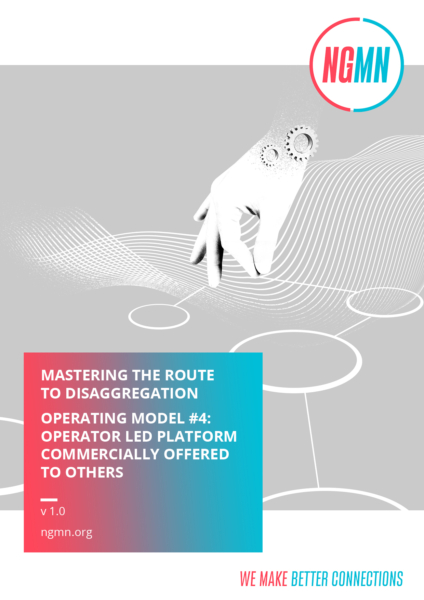 Operating Model nr.4 - Operator Led Platform Commercially Offered to Others